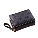 Portafoglio da donna con cuori elegante pratico e compatto con spazio per 8 carte, scomparto per banconote e doppio scomparto per monete con zip 5