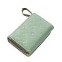 Portafoglio da donna con cuori elegante pratico e compatto con spazio per 8 carte, scomparto per banconote e doppio scomparto per monete con zip 9