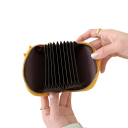 Portafoglio da donna con motivo di gatto 10,5 x 8,5 x 2,5 cm in PU pelle Supporto per più carte Portafoglio alla moda per monete Custodia carina per documento 2