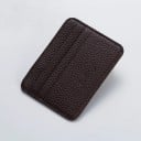 Portafoglio sottile per carte e documenti con scomparti. Custodia da viaggio in pelle PU con superficie goffrata e bordi cuciti 11 x 8,5 6