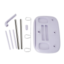 Portahilos de cono de plástico para máquinas de coser, overlock y remalladas. Portacarretes duradero para uso doméstico e industrial en costura. 2