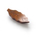 Porte-bâtonnets en bois en forme de feuille 8