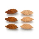 Porte-bâtonnets en bois en forme de feuille 3