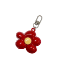 Porte-cheie 5 cm Motiv floral Aliaj de metal Inel metalic Decoratiune drăguță pentru chei Rucsac Geantă Cadou 3