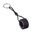 Porte-clés 14 x 2 cm Pneus en caoutchouc Décoration en caoutchouc pour clés sac à dos sac à main Accessoire stylé pour automobilistes 4