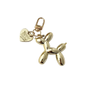 Porte-clés 4,6 cm Résine Ballon chien avec cœur Pendentif pour clés sac à dos sac à main Joli accessoire Cadeau pour enfants et femmes 4
