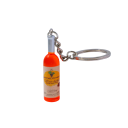 Porte-clés avec bouteille de vin 5 cm Bouteille mini en plastique Décoration pour clés sac à dos sac à main Cadeau original pour les amateurs 3