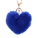 Porte-clés Cœur en Peluche Porte-clés en Peluche Douce Décoration pour Sac à Main Sac à Dos Cadeau Romantique pour Femmes 6