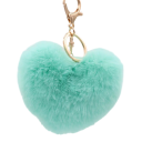 Porte-clés Cœur en Peluche Porte-clés en Peluche Douce Décoration pour Sac à Main Sac à Dos Cadeau Romantique pour Femmes 13