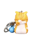 Porte-clés en alliage de fer Chat Pendentif en métal pour clés sac à main sac à dos Accessoire décoratif cadeau pour les amoureux des chats 1