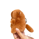 Porte-clés en peluche de capybara avec une queue mobile Décoratif et mignon porte-clés ou accessoire de sac à dos pour les amoureux des animaux 7