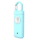 Porte-clés lampe avec alarme sonore 130 dB et lumière LED rechargeable via USB-C dimensions 99 x 29 x 16 mm matériau ABS pour la sécurité 3
