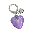 Porte-clés Métal Coeur Élégant porte-clés en métal pour clés sac à main sac à dos Accessoire minimaliste cadeau 6