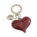 Porte-clés Métal Cœur Porte-clés en métal avec anneau Accessoire élégant pour clés sac à main sac Cadeau d'amour 7