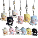 Porte-clés mignon Chat Porte-clés pour téléphone et sac figurine chat porte-clés 1