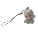 Porte-clés Résine Taille Universelle Chat Pendentif pour clés sac à dos sac à main Joli accessoire Cadeau stylé pour les amoureux des chats 3