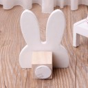 Porte-manteau en bois en forme de lapin 4