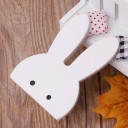Porte-manteau en bois en forme de lapin 5