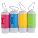 Porte-sacs à excréments canins avec lampe de poche C897 6