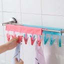 Porte-vêtements portable avec pinces 2