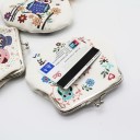 Portefeuille à pièces pour femmes avec imprimé hiboux J496 2