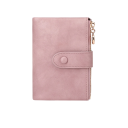Portefeuille dépliant pour femmes 13 x 9 x 3 cm Cuir synthétique Grande capacité pour cartes de crédit, de débit et de fidélité Design 8