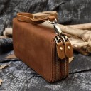 Portefeuille double en cuir pour homme 2