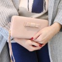 Portefeuille élégant pour femmes avec un nœud J3041 6