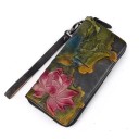 Portefeuille en cuir pour femmes avec colibri 2