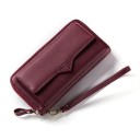 Portefeuille en cuir pour femmes avec dragonne M258 7