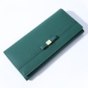 Portefeuille en cuir pour femmes avec nœud M414 9