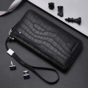 Portefeuille en cuir pour homme grand M427 7