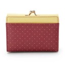 Portefeuille pliable en cuir PU 11 x 8 x 3,5 cm, joli portefeuille pour fille avec motif chien, style dessin animé, idéal pour un anniversaire ou comme cadeau. 2