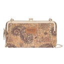 Portefeuille pour femme avec chaîne Fermeture à cadre et zip Compartiments pour cartes Portefeuille en cuir PU avec motif Dimensions 20 x 11 x 5 cm 17