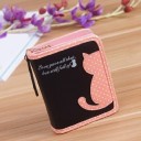 Portefeuille pour femme avec chat M211 2