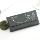 Portefeuille pour femme avec papillon J103 6