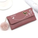 Portefeuille pour femme avec papillon J103 7