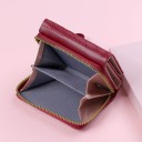 Portefeuille pour femmes avec des cœurs élégant, pratique et compact avec de la place pour 8 cartes, un compartiment pour les billets et un double compartiment pour les pièces avec fermeture éclair 2