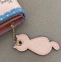 Portefeuille pour femmes avec imprimé de chat J2800 6