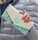 Portefeuille pour femmes en simili cuir J790 8