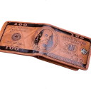 Portefeuille pour homme à bouton pression 11,5 x 9 cm en cuir PU Couleurs neutres Compartiments pour cartes Élégant portefeuille compact pour homme Portefeuille pratique pour homme 3