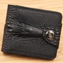 Portefeuille pour homme avec motif de cuir de crocodile 6