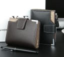 Portefeuille pour homme en cuir PU J1444 4