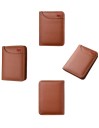 Portefeuille pour hommes matelassé 11,4 x 8,3 x 1,2 cm Cuir synthétique Dimensions compactes Différentes variantes de couleur avec un écusson 7