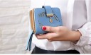 Portefeuille pratique pour femmes avec motifs de feuilles J795 22