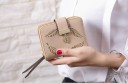 Portefeuille pratique pour femmes avec motifs de feuilles J795 24