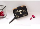 Portefeuille pratique pour femmes avec motifs de feuilles J795 2