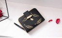 Portefeuille pratique pour femmes avec motifs de feuilles J795 4