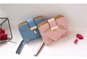 Portefeuille pratique pour femmes avec motifs de feuilles J795 7