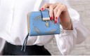 Portefeuille pratique pour femmes avec motifs de feuilles J795 9